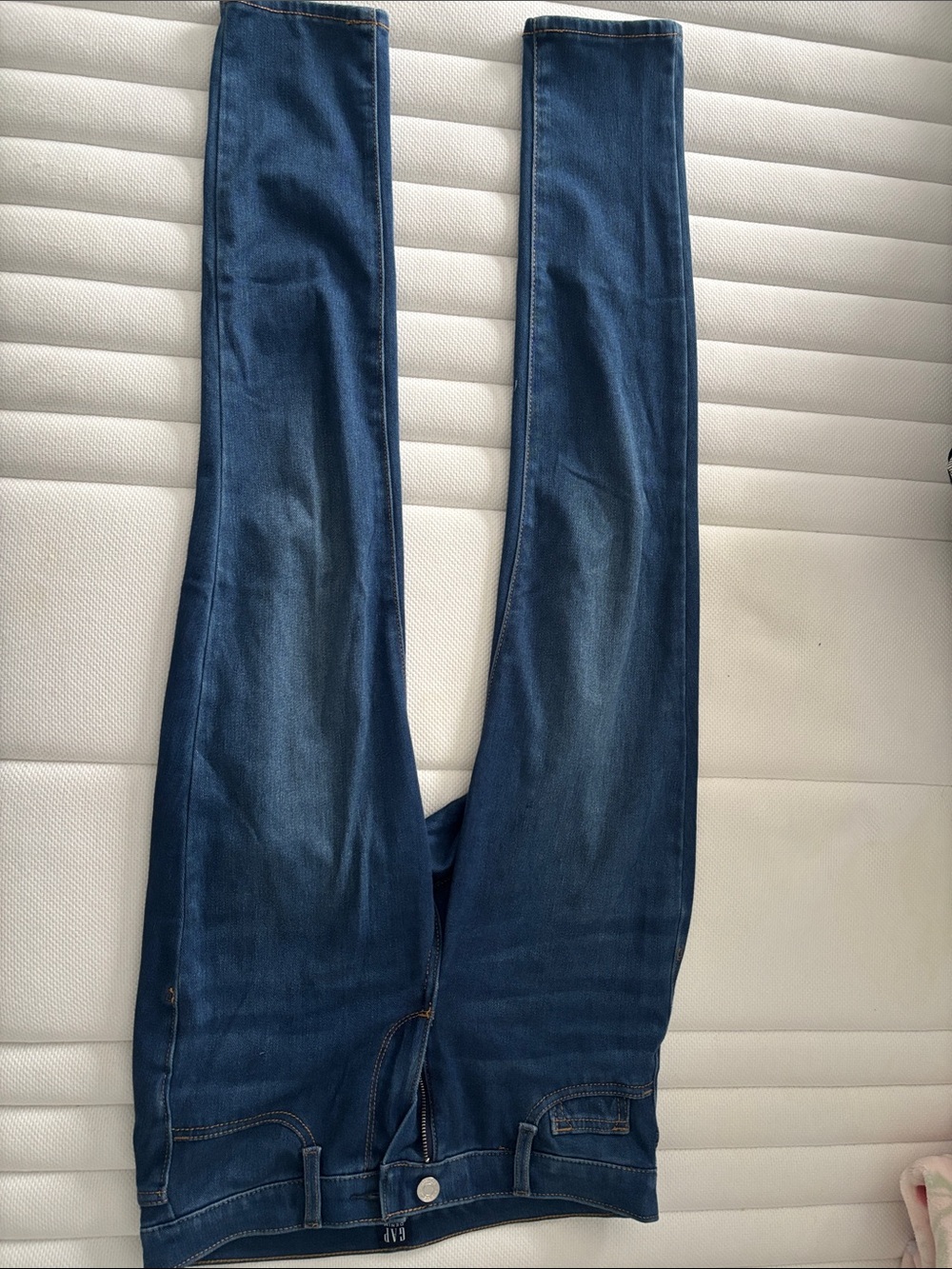 GAP Women's Skinny Jeans in Dark Blue Denim